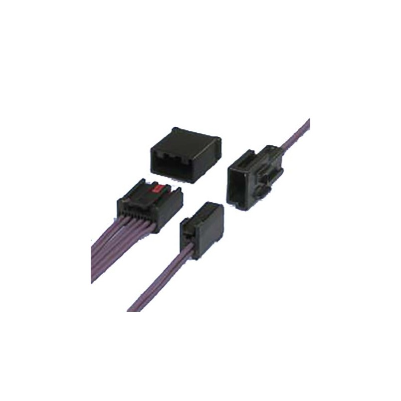 10 pcs - S06B-AIT2-1AK JST, AIT-II Automotive Connector Plug 6 Way, Crimp Termination