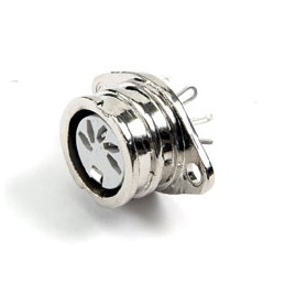 10 pcs - 593-0700 Deltron 7 Pole Din Socket, DIN 41524, DIN 45322, DIN 45326, DIN 45327, DIN 45329, 2A, 34 V ac/dc, Female, Chas