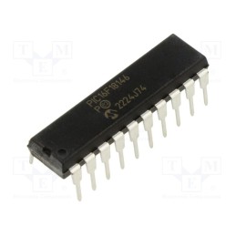 10 pcs : PIC16F18146-I/P - IC: PIC microcontroller, 28kB, ADC,DAC,EUSART,I2C / SPI, THT