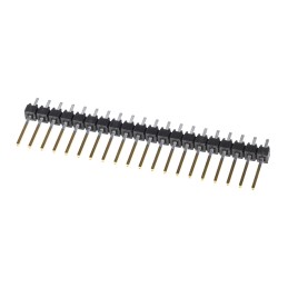 10 pcs - TSW-120-14-L-S Samtec TSW Series Straight Through Hole Pin Header, 20 Contact(s), 2.54mm Pitch, 1 Row(s), Unshrouded