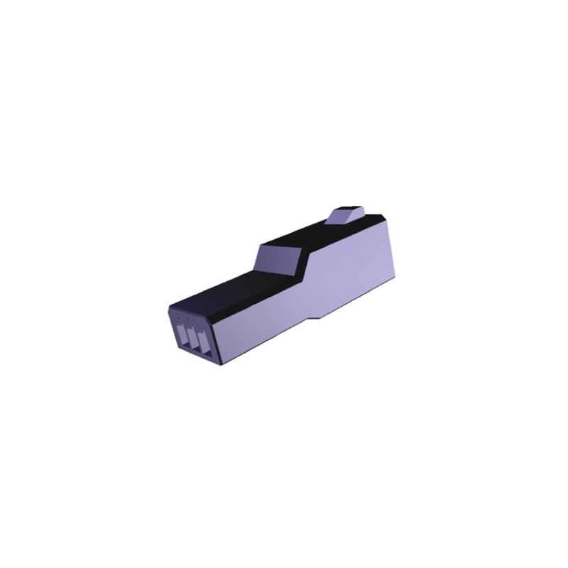 10 pcs - 2-1318115-3 TE Connectivity, Dynamic 2000 Male Connector Housing, 2.5mm Pitch, 6 Way, 2 Row
