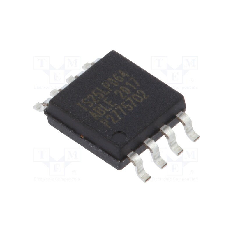 10 pcs : IS25LP064A-JBLE - IC: FLASH memory, 64MbFLASH, QPI,SPI, 133MHz, 2.3÷3.6V, SO8, serial
