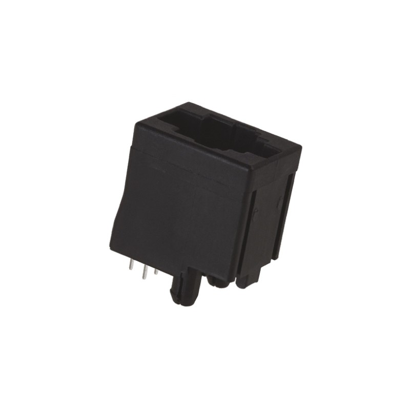 10 pcs - 5558872-1 TE Connectivity 5558872 Series Female RJ22 Connector, Through Hole, Cat3, UTP Shield