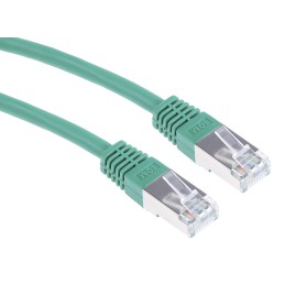 1 pcs - RS PRO Cat6 Male RJ45 to Male RJ45 Ethernet Cable, S/FTP, Green PVC Sheath, 10m