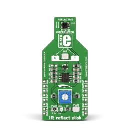 1 pcs - MikroElektronika IR Reflect Click Proximity Sensor mikroBus Click Board for GP2S700HCP