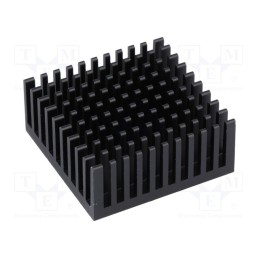 10 pcs : ICKPGA15X15 - Heatsink: extruded, black, L: 37.92mm, W: 38.1mm, H: 16.51mm