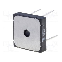 10 pcs : KBPC3512WP - Bridge rectifier: single-phase, Urmax: 1.2kV, If: 35A, Ifsm: 270A