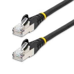 1 pcs - StarTech.com Cat6a Straight Male RJ45 to Straight Male RJ45 Ethernet Cable, Braid, Black LSZH Sheath, 1.5m, Low Smoke