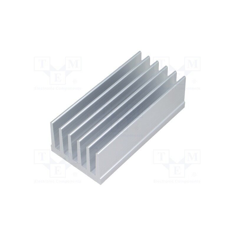 10 pcs : SK 657 75 AL - Heatsink: extruded, grilled, natural, L: 75mm, W: 36.8mm, H: 25mm