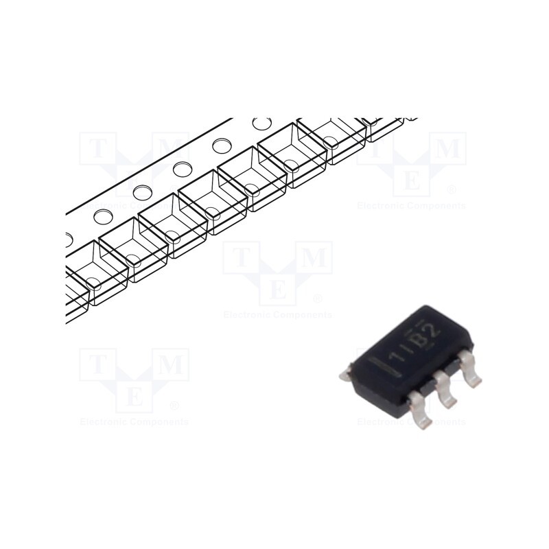 10 pcs : OPA145IDBVR - IC: operational amplifier, 5.5MHz, Ch: 1, SOT23-5,