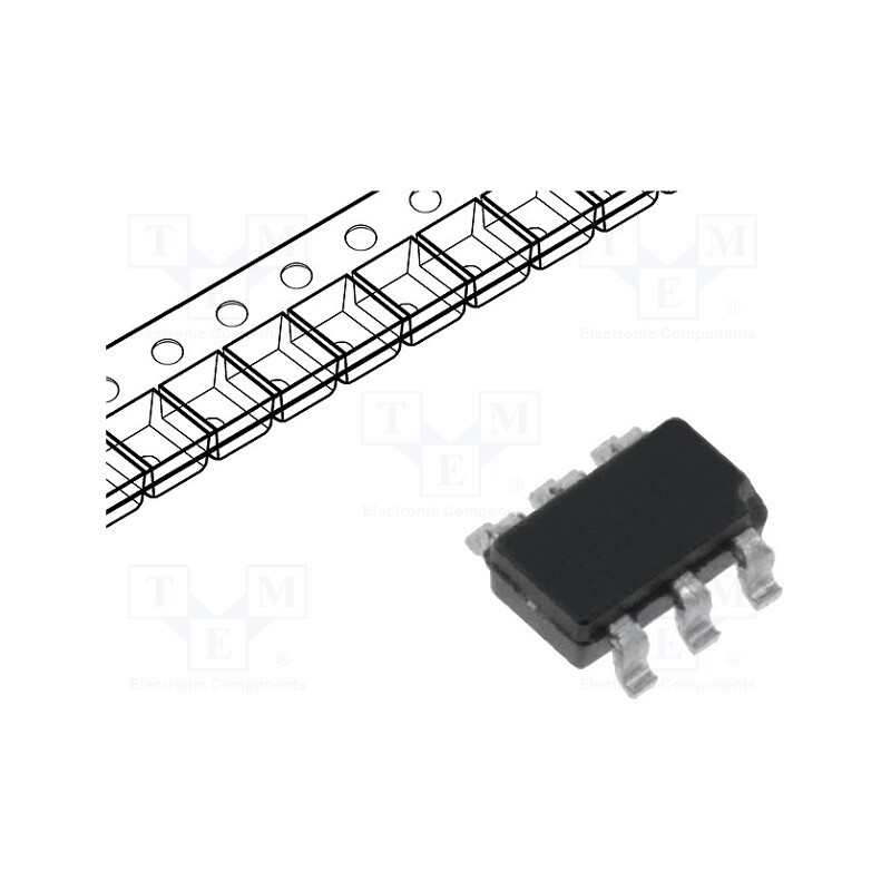 10 pcs : TC670ECHTR - IC: driver, fan manager, SOT23A, 25mA, 0÷5.5V, Ch: 1, 3÷5.5VDC