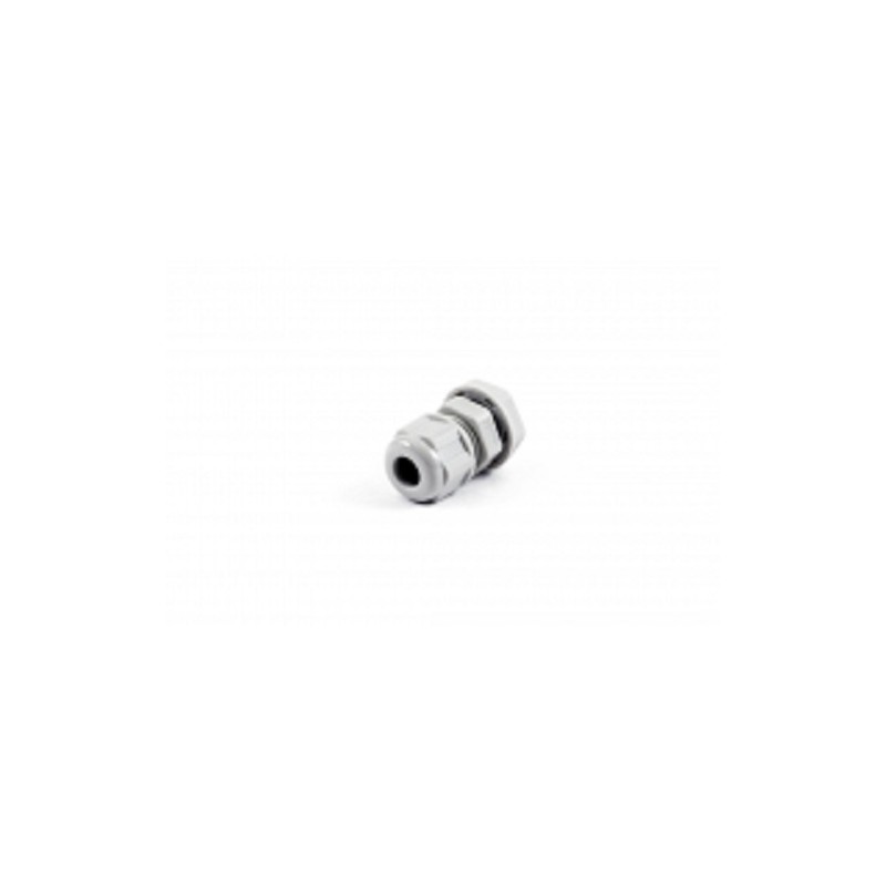 10 pcs - 1427NCGM12G Hammond 1427NCG Series Grey Nylon Cable Gland, M12 Thread, 3mm Min, 7mm Max, IP68