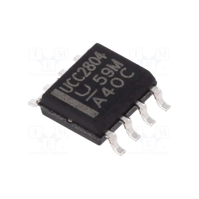 10 pcs : UCC2804D - IC: PMIC, PWM controller, 1A, 46kHz÷1MHz, SO8, Uin: 2.44÷2.56V,