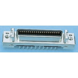 1 pcs - 3M 102 Series Straight Through Hole Mount PCB Socket, 14-Contact, 2-Row, 1.27mm Pitch, Solder Termination