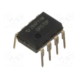 10 pcs : OP07DP - IC: operational amplifier, 600kHz, Ch: 1, DIP8, ±3÷18VDC,6÷36VDC