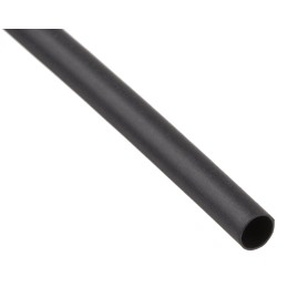 10 pcs - CGPT-3.2/1.6-0-STK TE Connectivity Heat Shrink Tubing, Black 3.2mm Sleeve Dia. x 1.2m Length 2:1 Ratio, CGPT Series