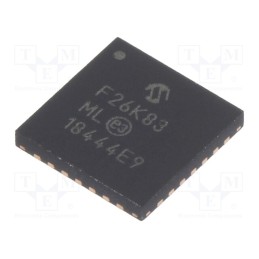 10 pcs : PIC18F26K83-I/ML - IC: PIC microcontroller, 64kB, 64MHz, CAN,I2C,LIN,SPI,UART x2