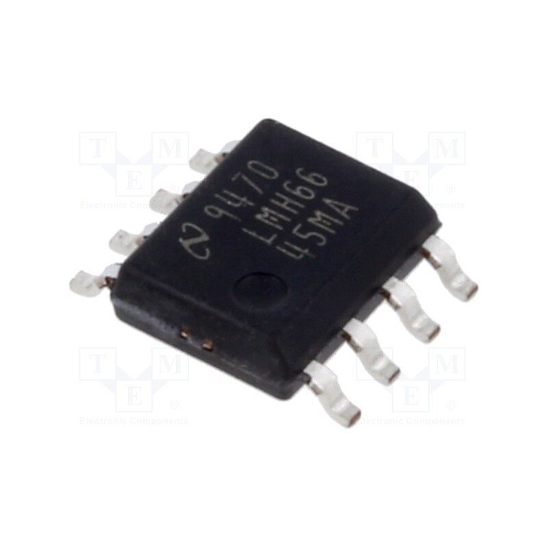 10 pcs : LMH6645MA/NOPB - IC: operational amplifier, 55MHz, Ch: 1, SO8, 2.5÷12VDC, , 500nA