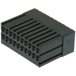10 pcs - 1-1318118-9 TE Connectivity, Dynamic 2000 Female Connector Housing, 2.5mm Pitch, 20 Way, 2 Row