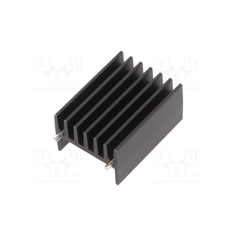 10 pcs : WA-T264-101E - Heatsink: extruded, TO264, black, L: 16mm, W: 23.4mm, H: 32mm, 11°C/W