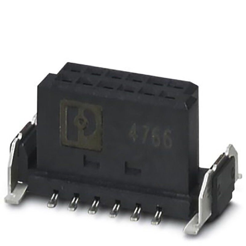 1 pcs - Phoenix Contact FP 1.27/ 20-FV Series Surface Mount PCB Socket, 20-Contact, 2-Row, 1.27mm Pitch, Solder Termination