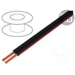 20 m : 40023 - Wire: loudspeaker cable, HELUSOUND®, 2x0.5mm2, stranded, Cu, PVC