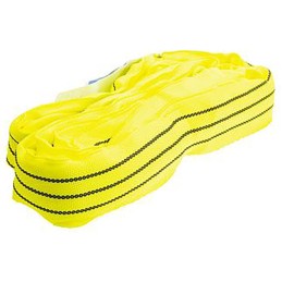 1 pcs - RS PRO 0.5m Yellow Lifting Sling Round, 3t