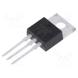 10 pcs : V30100S-E3/4W - Diode: Schottky rectifying, THT, 100V, 30A, TO220AB,