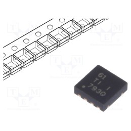 10 pcs : TPS54061DRBT - IC: PMIC, DC/DC converter, Uin: 4.7÷60VDC, Uout: 0.8÷58VDC, 0.2A