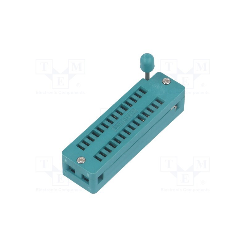 10 pcs : DS1044-280G - Socket: integrated circuits, ZIF, DIP28, 7.62mm, THT, demountable