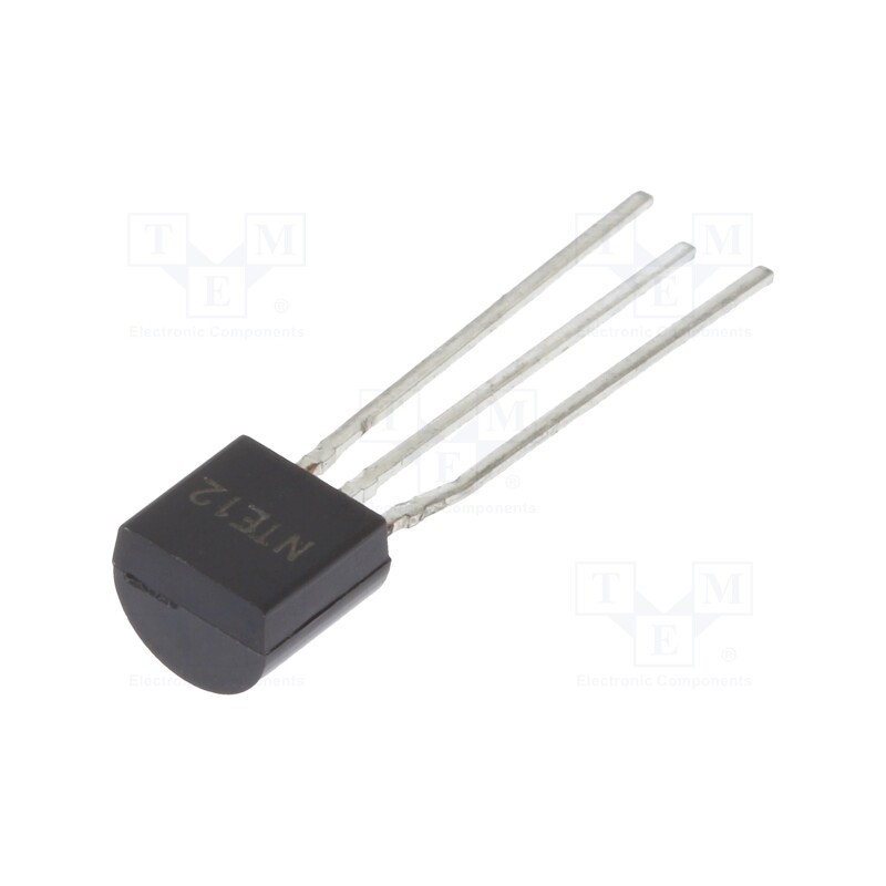 10 pcs : NTE12 - Transistor: PNP, bipolar, 18V, 5A, 0.75W, TO92