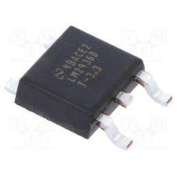 10 pcs : LM2936DT-3.3/NOPB - IC: voltage regulator, LDO,fixed, 3.3V, 0.05A, TO252-3, SMD,