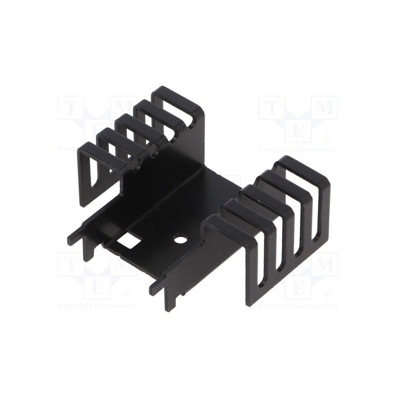 10 pcs : ATS-PCB1057 - Heatsink: extruded, U, TO220, black, L: 41.2mm, W: 51mm, H: 19mm