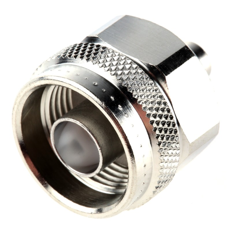 1 pcs - Telegartner, Plug Cable Mount N Connector, 50Ω, Solder Termination, Straight Body