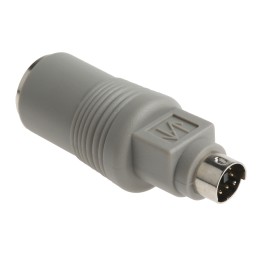 10 pcs - RS PRO 49.5mm Male 6 Pin Mini DIN to Female 5 Pin DIN Grey KVM Mixed Cable Assembly