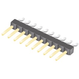 10 pcs - TSM-110-02-L-SH Samtec TSM Series Right Angle Surface Mount Pin Header, 10 Contact(s), 2.54mm Pitch, 1 Row(s), Unshroud