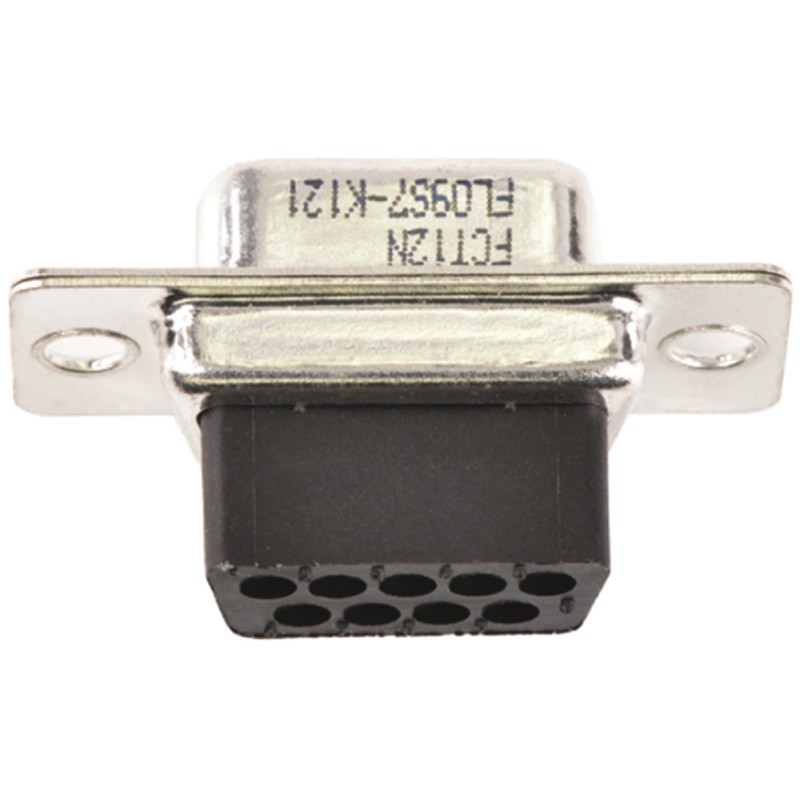 10 pcs - FL09S7-K121 / 1727040010 FCT from Molex FL 9 Way Cable Mount D-sub Connector Socket, 2.84mm Pitch