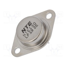 10 pcs : NTE130 - Transistor: NPN, bipolar, 60V, 15A, 115W, TO3