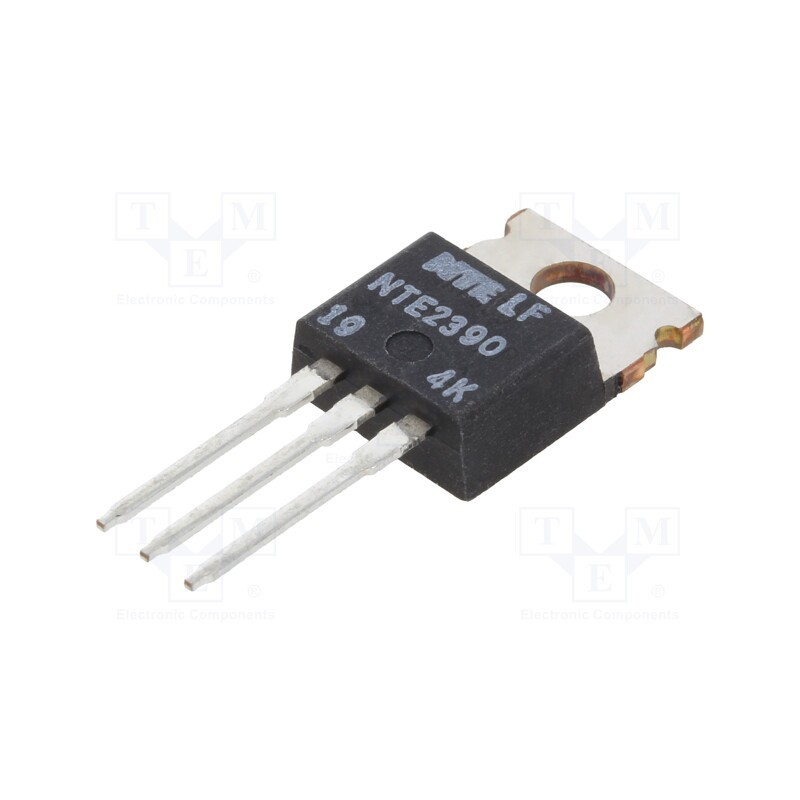 10 pcs : NTE2390 - Transistor: N-MOSFET, unipolar, 60V, 12A, Idm: 30A, 75W, TO220