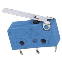 1 pcs - Marquardt Hinge Lever Micro Switch, PCB Terminal, 5 A @ 250 V ac, SP-CO, IP00, IP40
