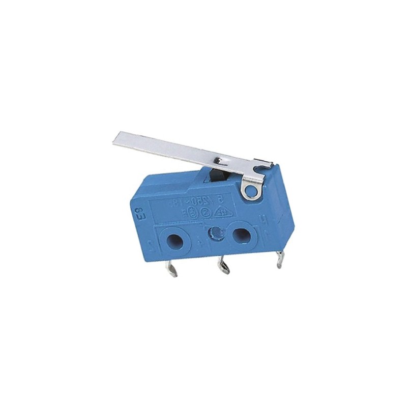 1 pcs - Marquardt Hinge Lever Micro Switch, PCB Terminal, 5 A @ 250 V ac, SP-CO, IP00, IP40