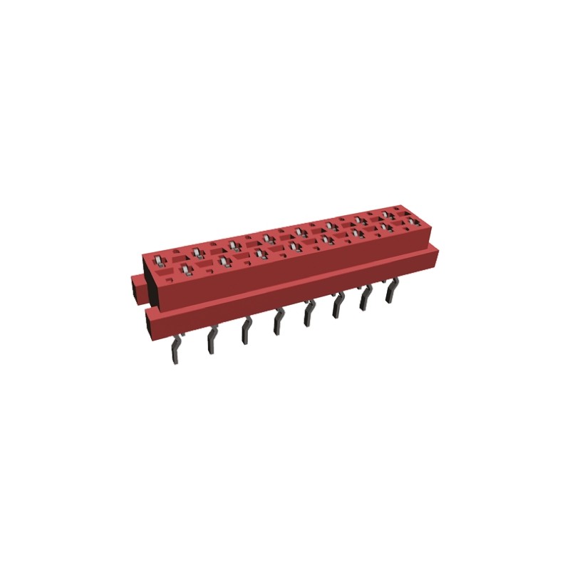10 pcs - 8-215079-6 TE Connectivity Micro-MaTch Series Straight Through Hole Mount PCB Socket, 16-Contact, 2-Row, 2.54mm Pitch, 