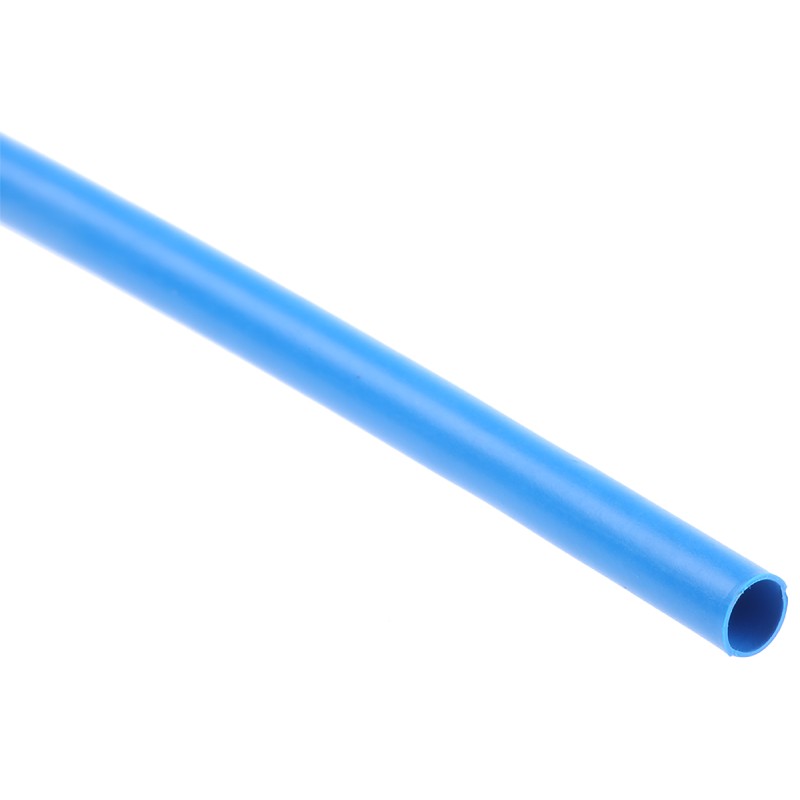 10 pcs - RNF-100-3/32-6-STK TE Connectivity Heat Shrink Tubing, Blue 2.4mm Sleeve Dia. x 1.2m Length 2:1 Ratio, RNF-100 Series