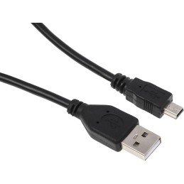 10 pcs - RS PRO USB 2.0 Cable, Male USB A to Male Mini USB B Cable, 500mm