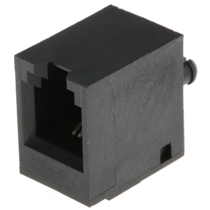 10 pcs - SS-6544-NF Bel-Stewart SS-65 Series Female RJ22 Connector, Through Hole