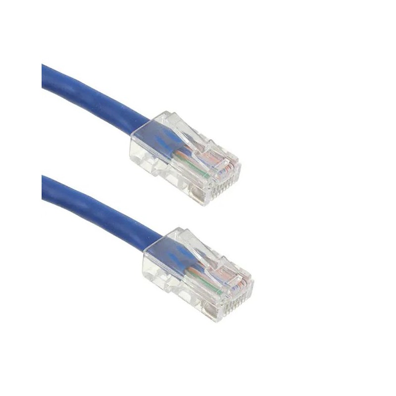 10 pcs - RS PRO Cat5e RJ45 to RJ45 Ethernet Cable, U/UTP, Blue, 915mm