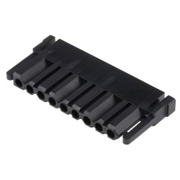 10 pcs - TST09PF00 / 192990-0990 ITT Cannon, Trident Connector Housing, 5.08mm Pitch, 9 Way, 1 Row