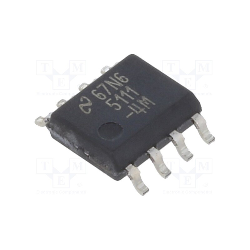10 pcs : LM5111-2M/NOPB - IC: driver, low-side,MOSFET gate driver, SO8, -5÷3A, Ch: 2