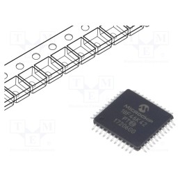 10 pcs : PIC18F46K42-I/PT - IC: PIC microcontroller, 64kB, 64MHz, 2.3÷5.5VDC, SMD, TQFP44,