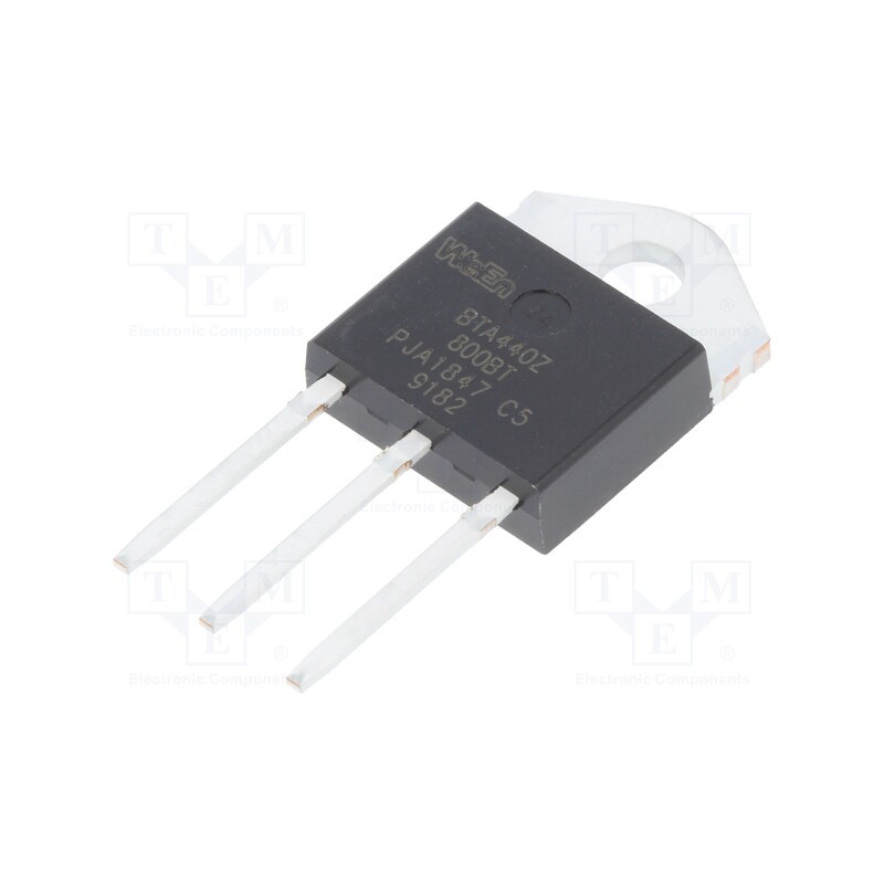10 pcs : BTA440Z-800BTQ - Triac, 800V, 40A, SOT1292,TO3P, Igt: 50/80mA, Ifsm: 400A, 3Q,Hi-Com
